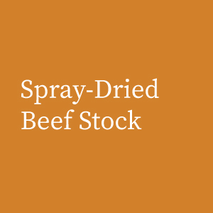 spray dried beef stock
