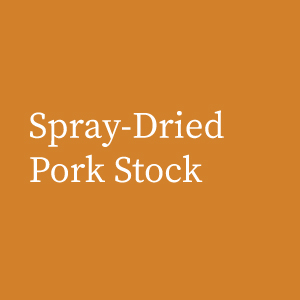 spray dried pork stock