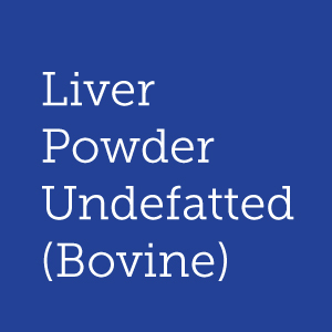 liver powder undefatted bovine